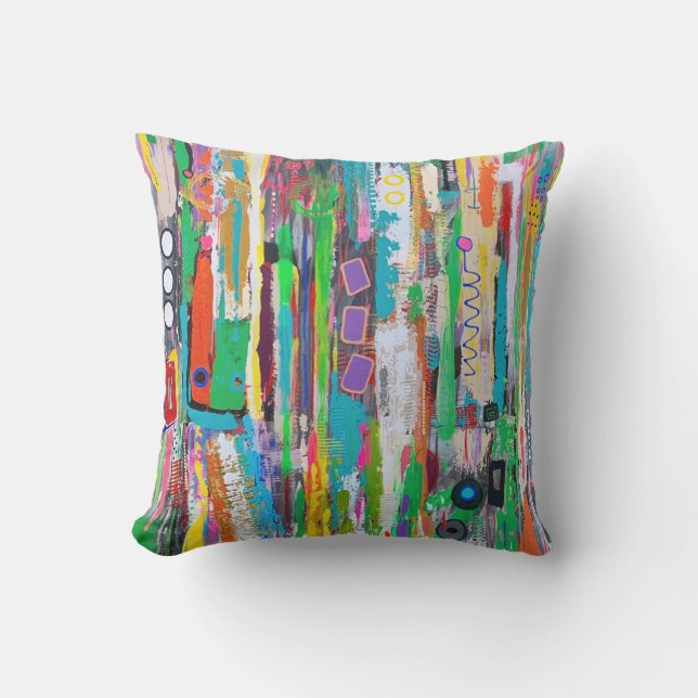 Rocket Man 16 x 16 Outdoor Throw Pillow (Front)