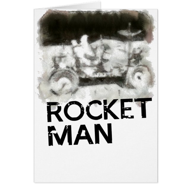 Rocket Man Astronaut on the Moon (Front)