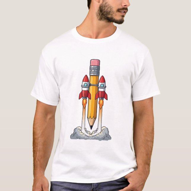 Rocket Pencil T-Shirt (Front)