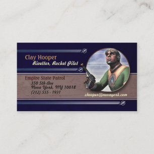 Rocket Pilot #5 Business Cards