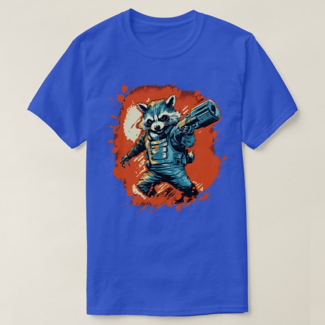 Rocket Racoon 2 T-Shirt (Design Front)