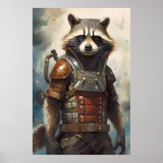 Rocket Racoon Poster