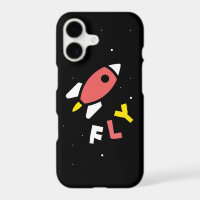 Rocket - Red & Yellow Abstract Pop Art. FLY!