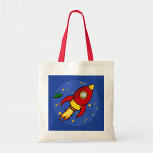 Rocket red yellow Bag