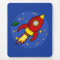 Rocket red yellow Mousepad