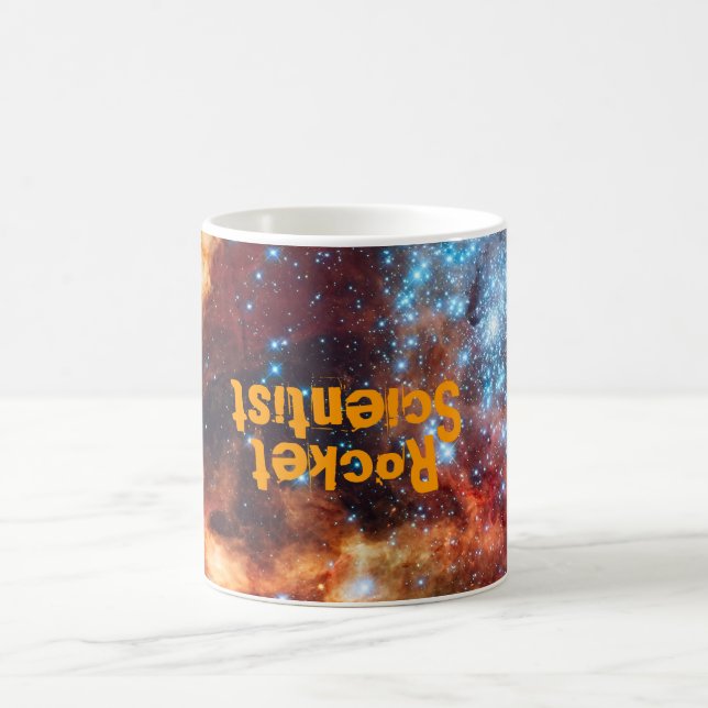 Rocket Scientist Birth of Stars  Star Cluster Coffee Mug (Center)