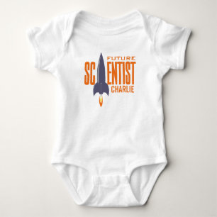 Rocket Scientist custom name baby clothing Bodysuit