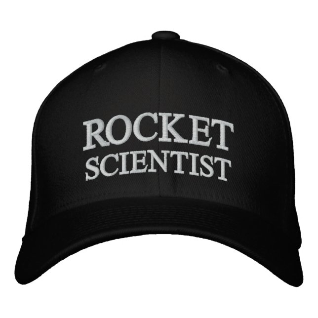 ROCKET SCIENTIST EMBROIDERED HAT (Front)