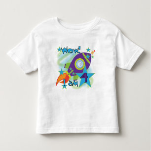 Rocket Ship 4th Birthday T-shirts and Gifts