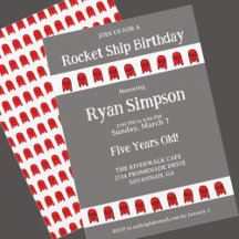 Rocket Ship Birthday Party