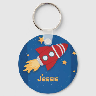 Rocket Ship Key Ring