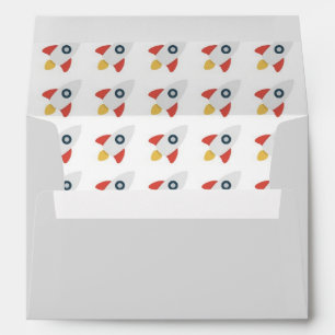 Rocket Ship kids envelope