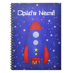 Rocket Ship Notebook