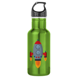 Rocket Ship water bottle