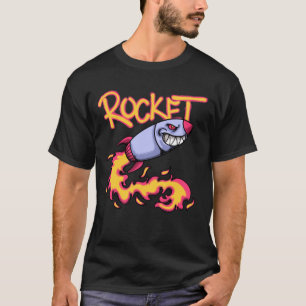 Rocket Shooting streetwear T-Shirt