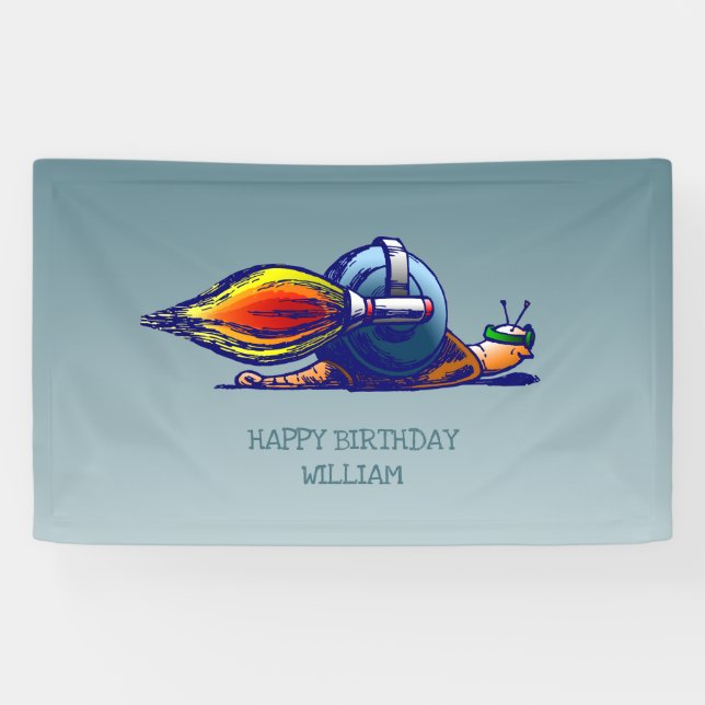 Rocket Snail Banner (Horizontal)