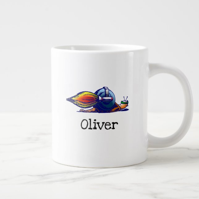 Rocket Snail Coffee Mug (Right)