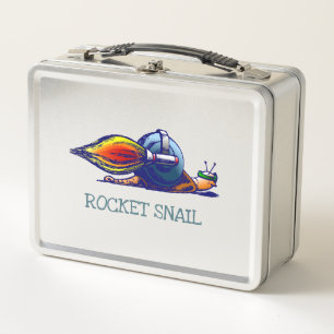 Rocket Snail Metal Lunch Box
