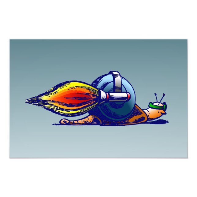 Rocket Snail Photo Print (Front)