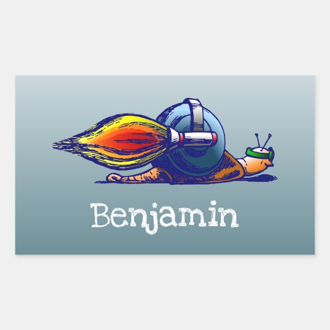 Rocket Snail sticker (Front)