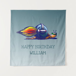 Rocket Snail Tapestry