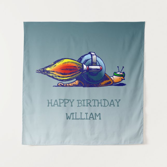 Rocket Snail Tapestry (Front)