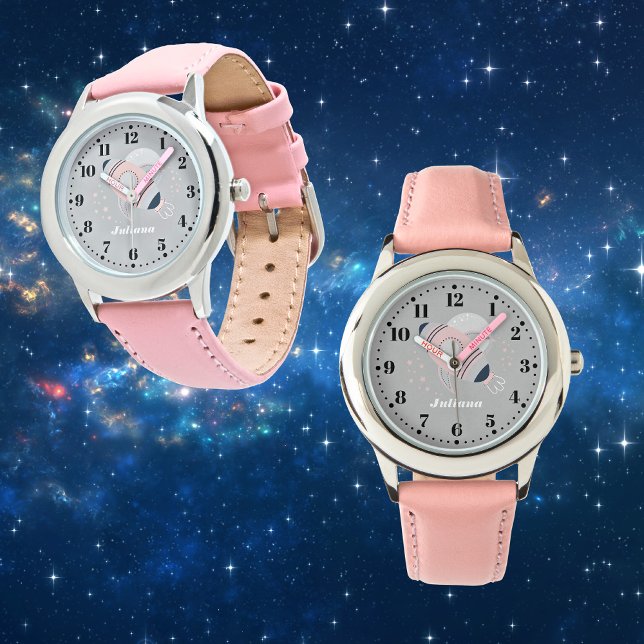 Rocket Space Personalised Custom Kid's Watch (Creator Uploaded)