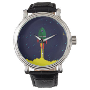 Rocket spaceship astrology astronaut watch