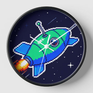 Rocket Squad Wall Clock