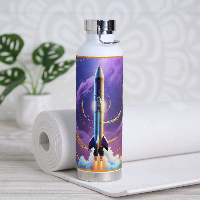 "Rocket Trail" Water Bottle (Yoga)