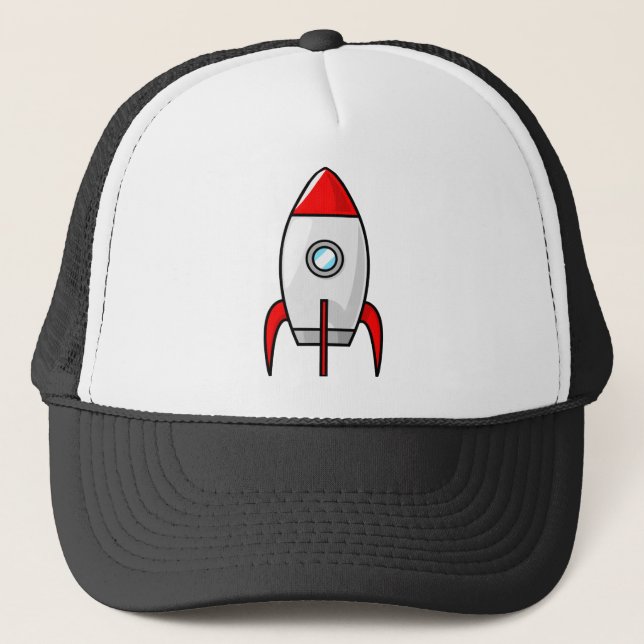 Rocket Trucker Hat (Front)