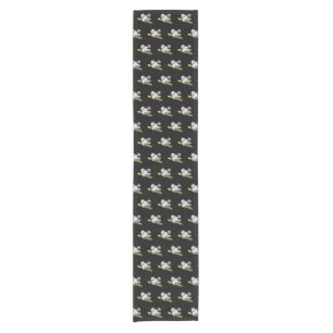 Rocket Turkey in outer space Short Table Runner