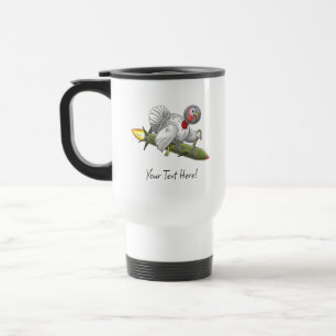 Rocket Turkey's Amazing Flight Travel Mug