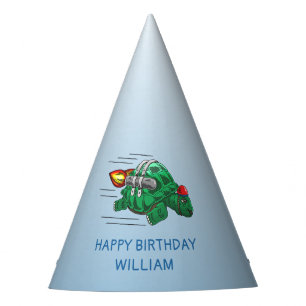 Rocket Turtle Party Hat