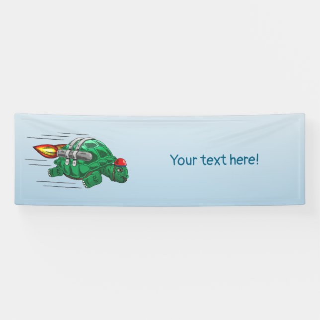 Rocket Turtle's Wild Jetpack Ride Banner (Horizontal)