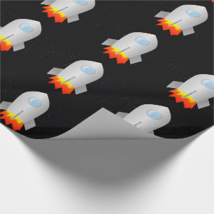 Rocket Wrapping Paper