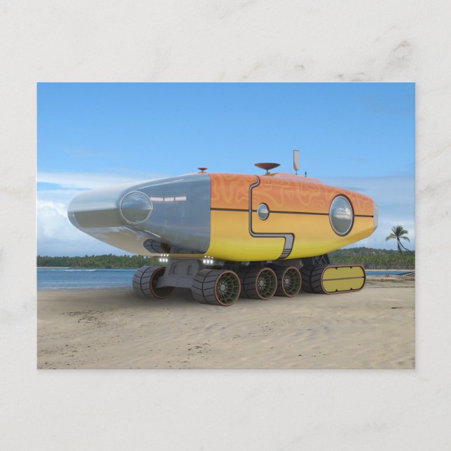 RocketLodge 3D Beach - Postcard (Front)