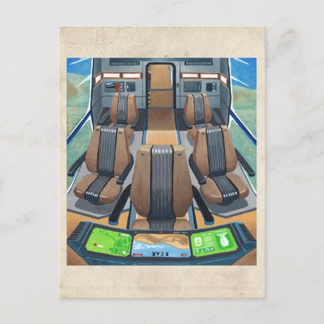 RocketLodge Cabin - Postcard (Front)