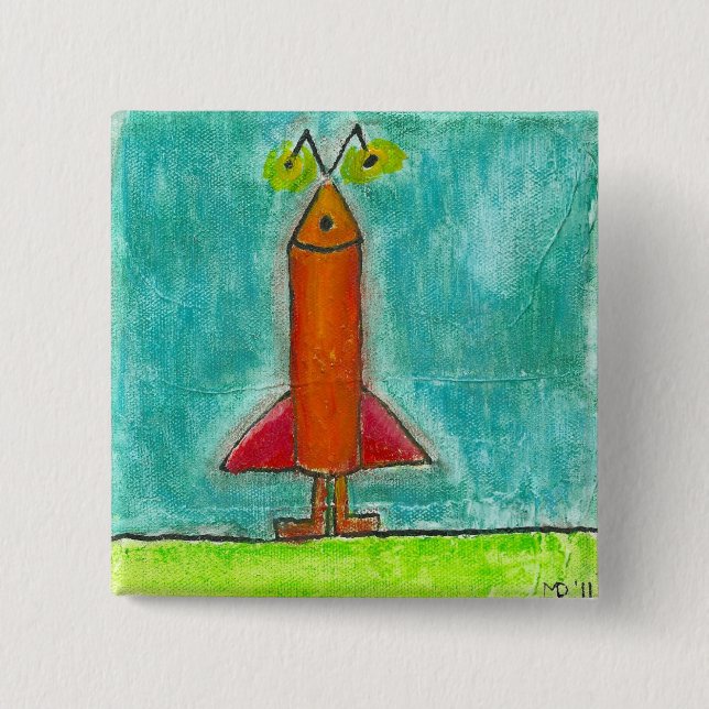 ROCKETMAN Button (Front)