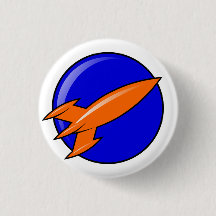 Rocketpunk Space Patrol Insignia Pin Badge