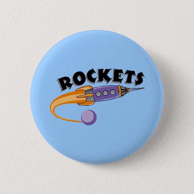 Rockets 6 Cm Round Badge (Front)