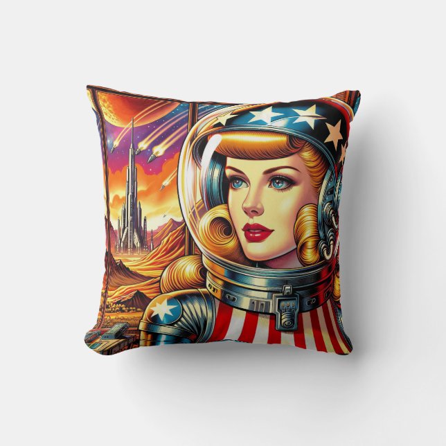 Rockets Among the Stars  Cushion (Front)
