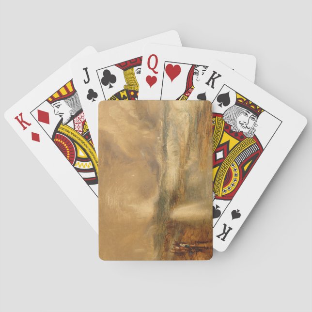 Rockets and Blue Lights, 1855 (chromolitho) Playing Cards (Back)