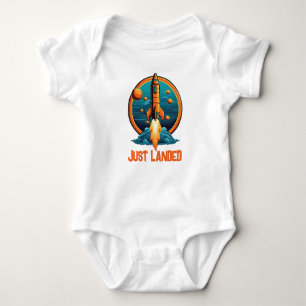Rocketship Just landed Baby Bodysuit