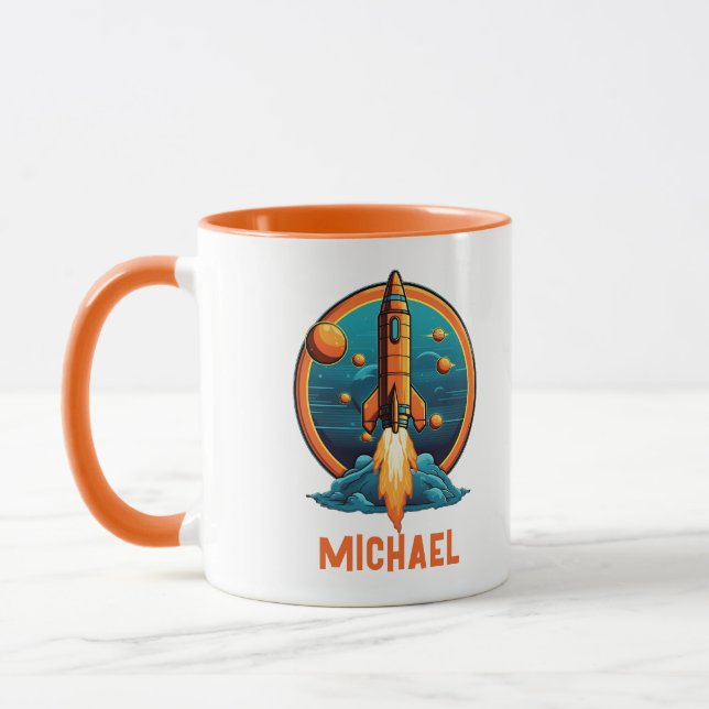 Rocketship Mug (Left)