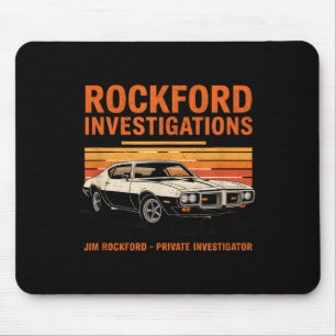 Rockford Detective Agency - Rockford Files Mouse Pad