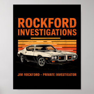 Rockford Detective Agency - Rockford Files Poster