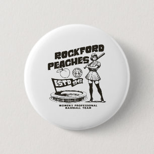 Rockford Peaches Women's Bysebyll Team 1943 - Copy 6 Cm Round Badge