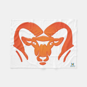 Rockford Rams #4 Fleece Blanket