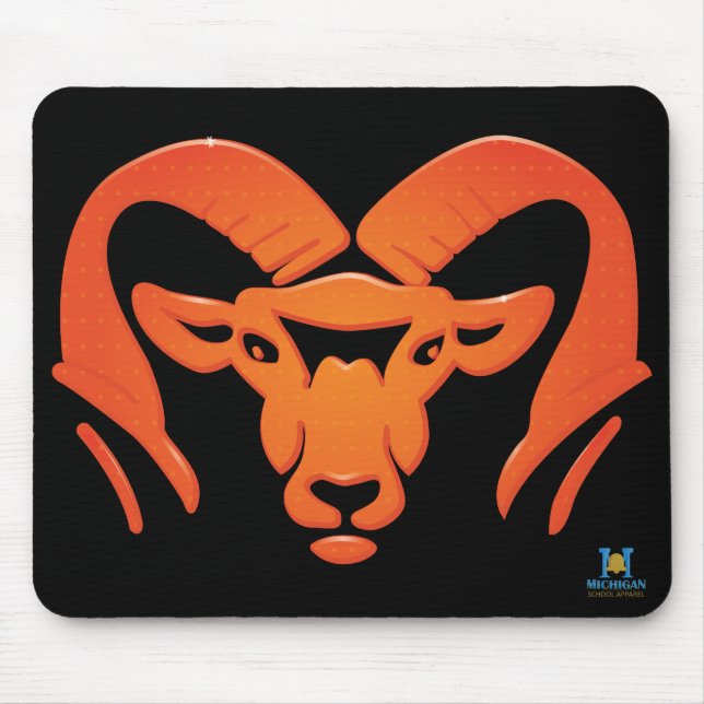 Rockford Rams #4 Mouse Pad (Front)